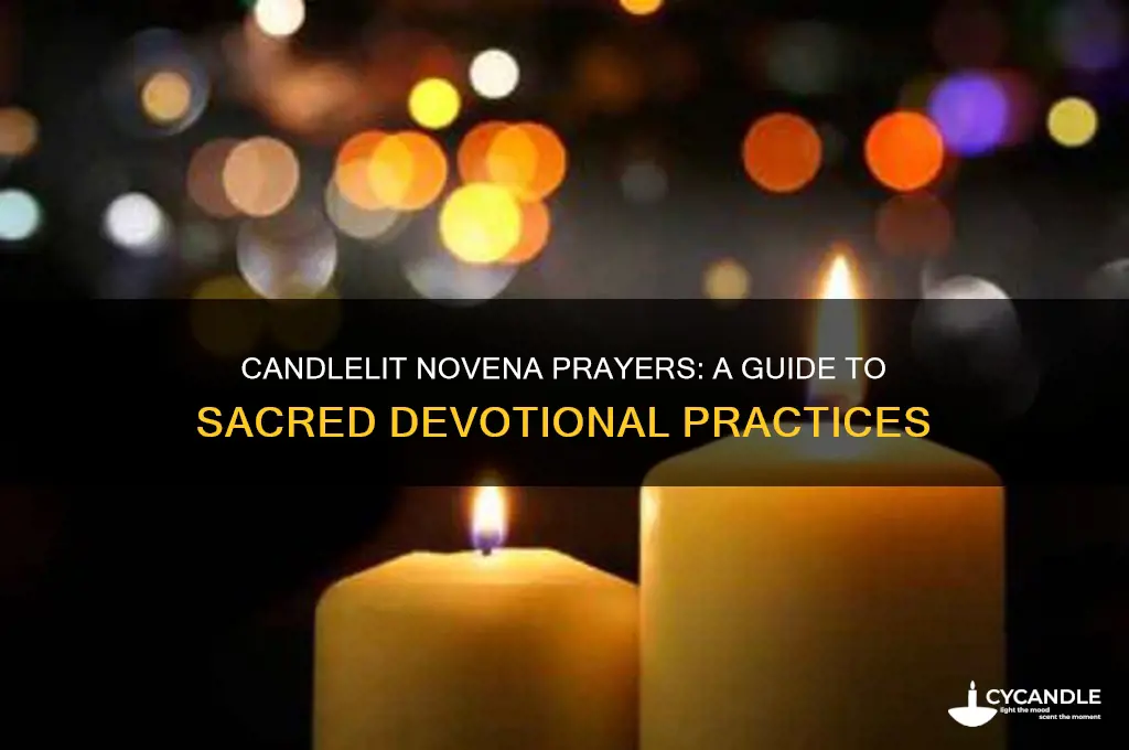 how do you use candles to pray a novena