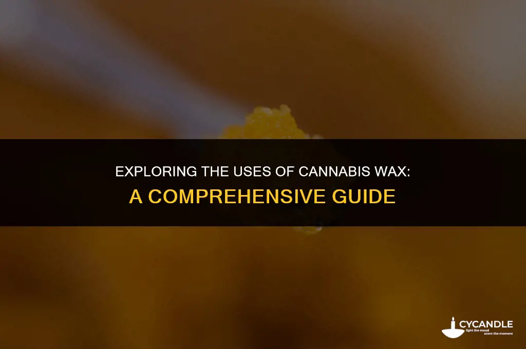 how do you use cannibis wax