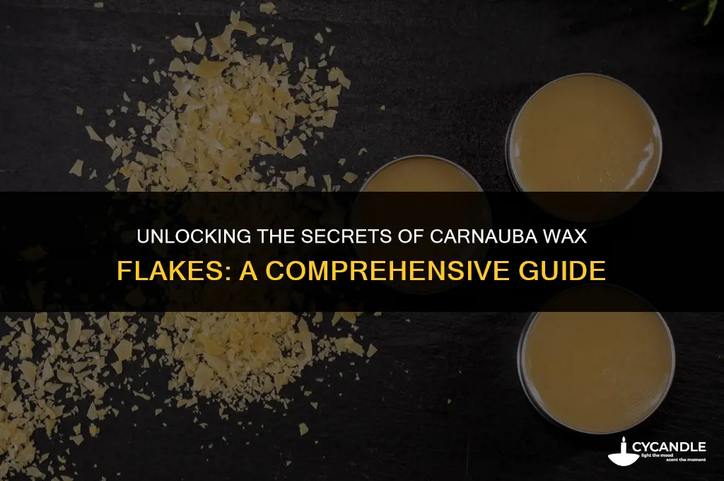 how do you use carnauba wax flakes