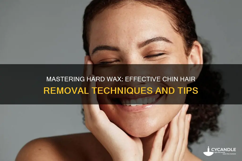 how do you use hard wax to remove cin hair