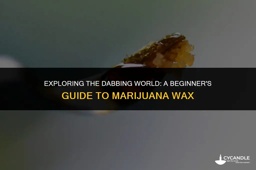 how do you use marijuana wax