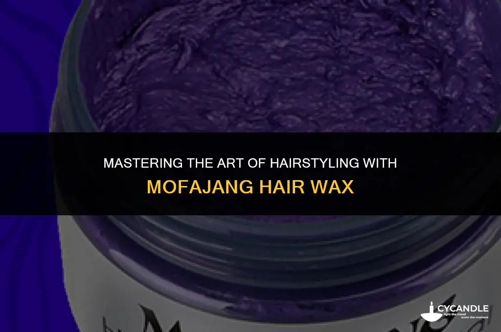 how do you use mofajang hair wax