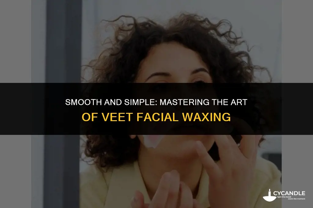 how do you use veet facial wax