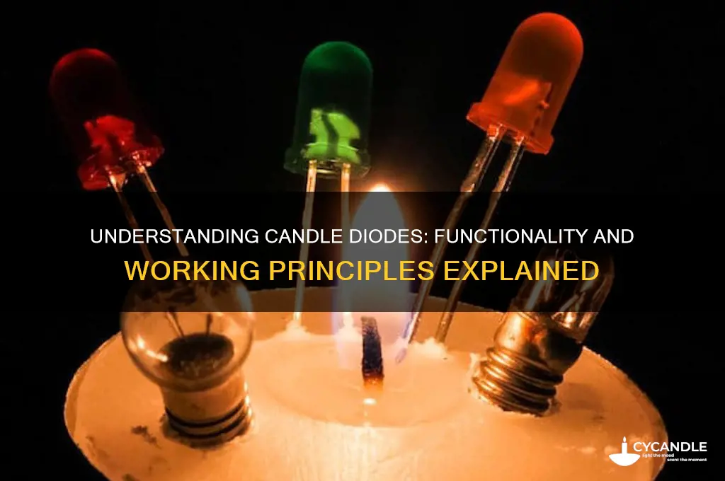 how does a candle diode work