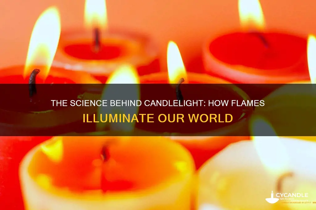 how does a candle light