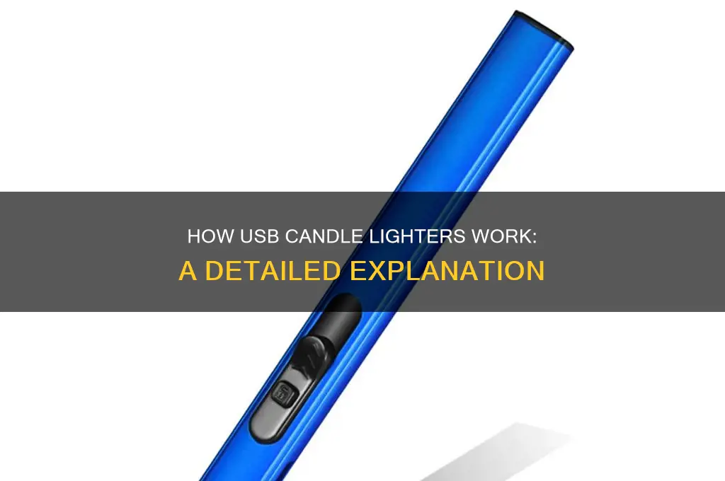 how does a usb candle lighter work