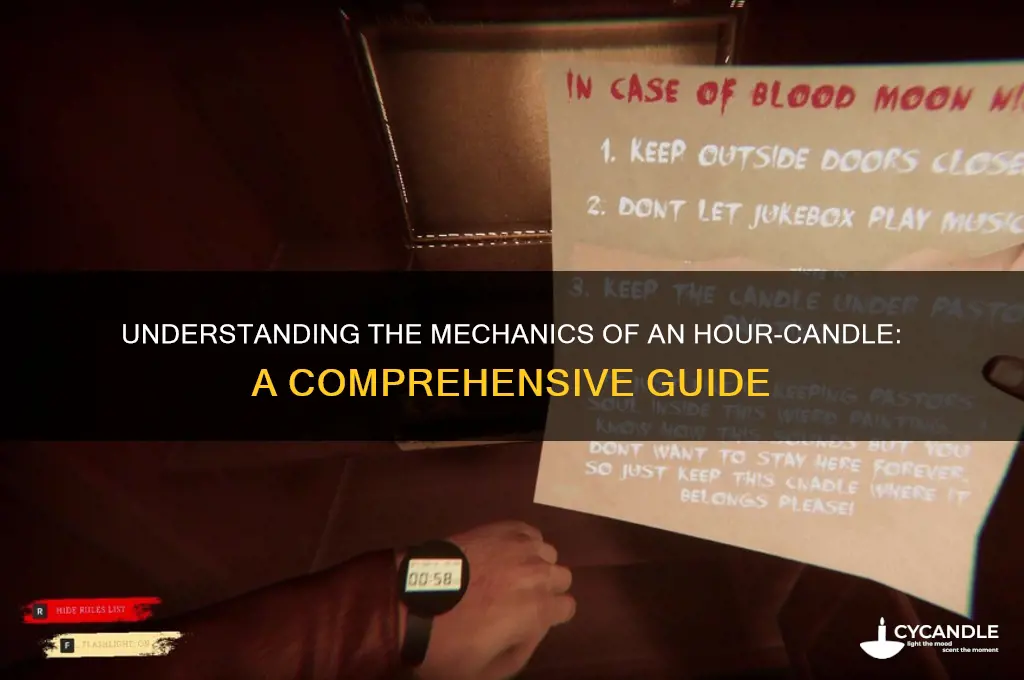 how does an hour-candle work