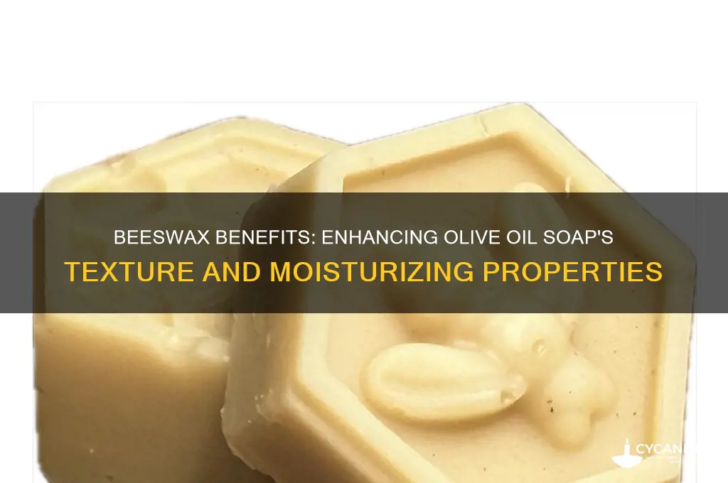 how does beeswax affect olive oil soap