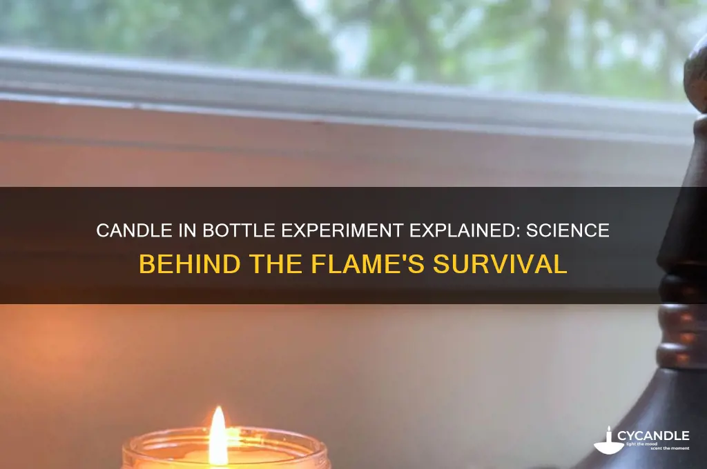 how does candle in bottle experiment work