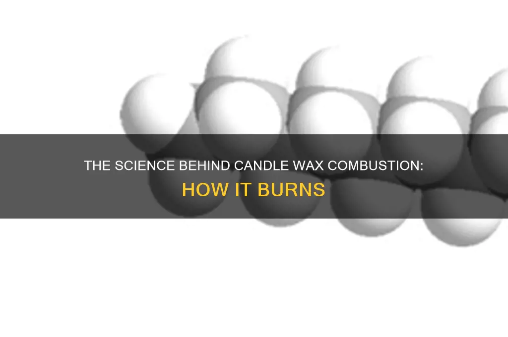 how does candle wax burn