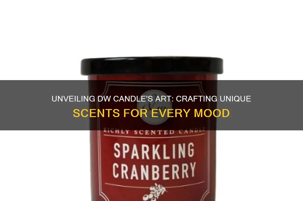 how does dw candle make scents