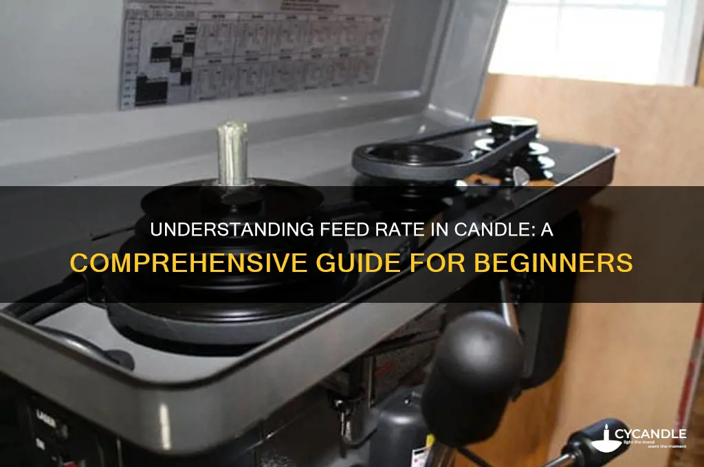 how does feed rate work in candle