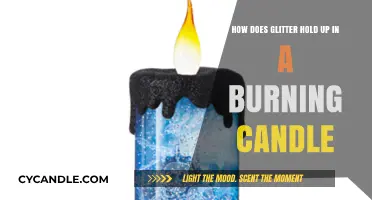 Glitter's Flame Test: Does It Survive in Burning Candles?