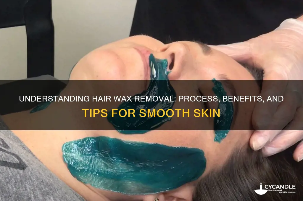 how does hair wax removal work