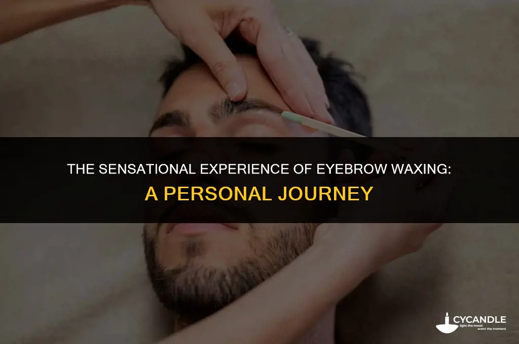 how does it feel to get your eyebrows waxed