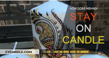 The Art of Adorning Candles with Long-Lasting Mehndi Designs
