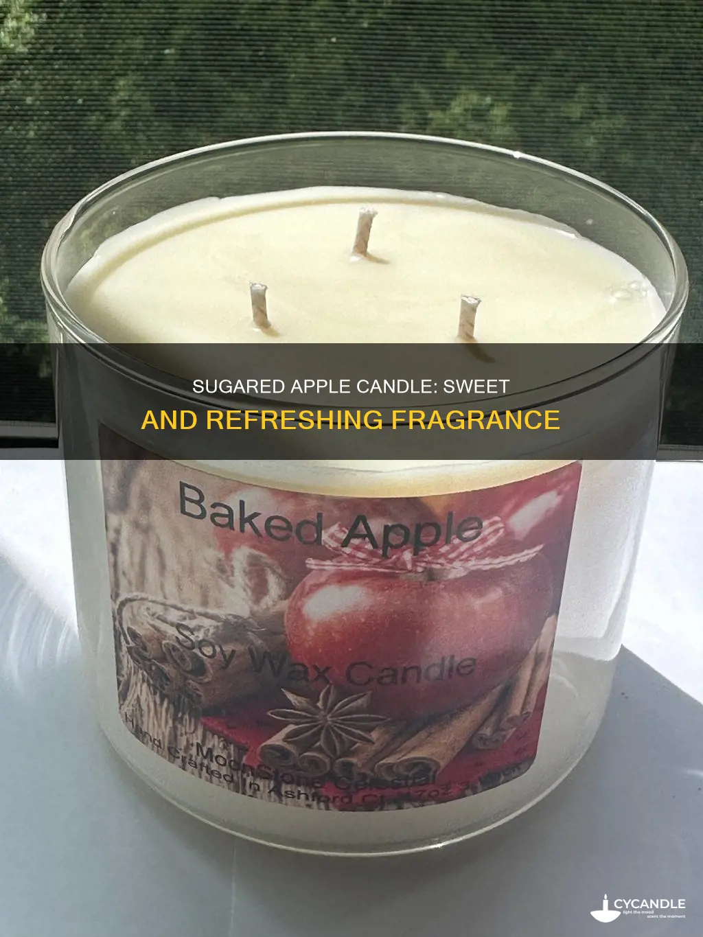 how does sugared apple candle smell