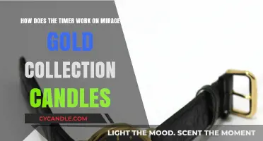 Mirage Gold Collection Candles: Understanding the Timer Mechanism
