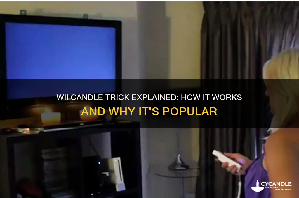 how does the wii candle trick work