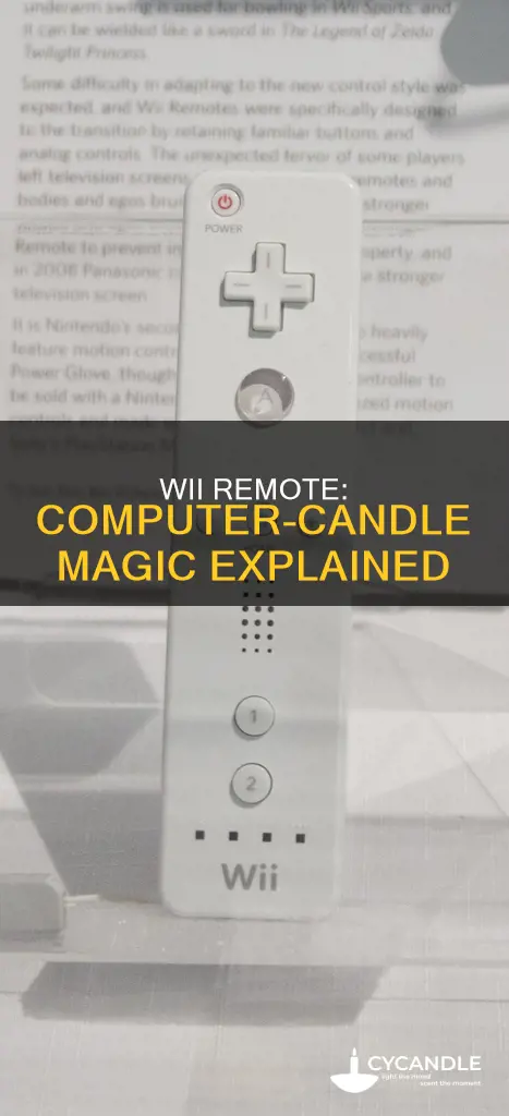 how does the wii remote computer candle