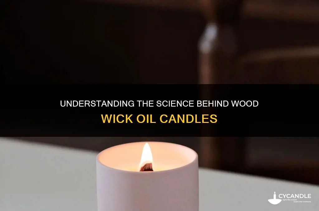 how does wood oil candle work