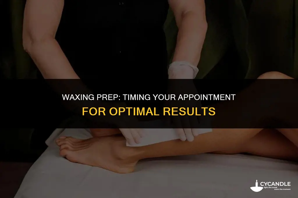 how early to get to waxing appointment