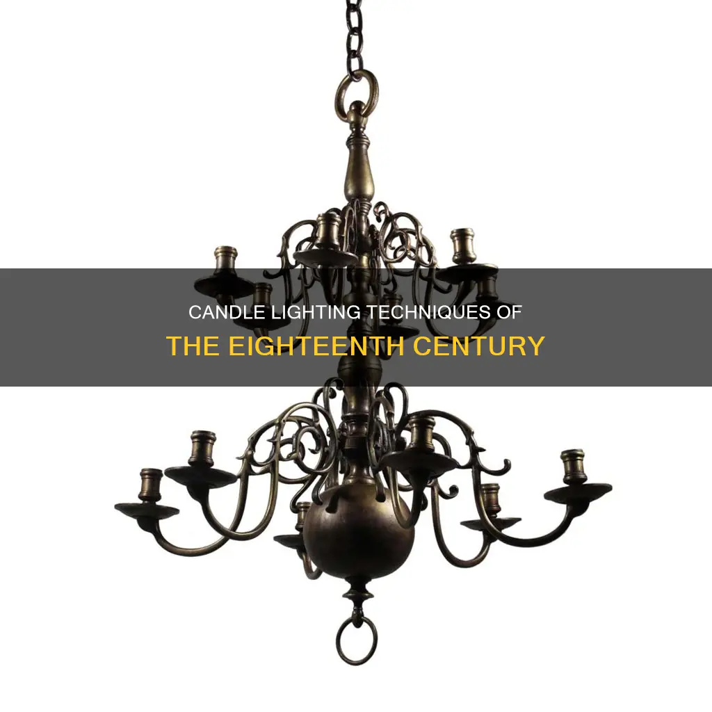 how ere candles lit in the eighteenth century
