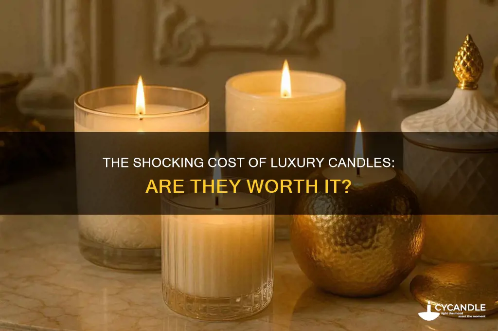 how expensive candles can be