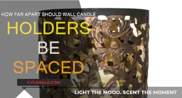 Candle Wall Art: Spacing for Best Aesthetics