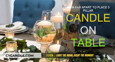 Candle Placement: Spacing for a Cozy Ambience
