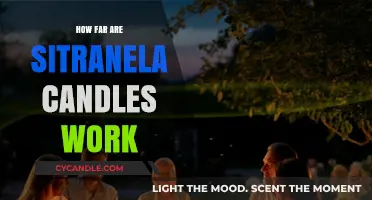 How Far Do Sitranela Candles Work? A Comprehensive Guide