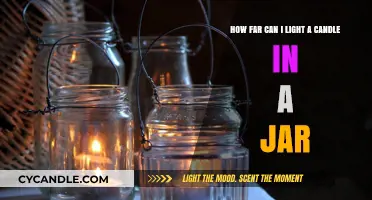 Lighting Candles in Jars: Exploring Safe Distance Limits and Tips