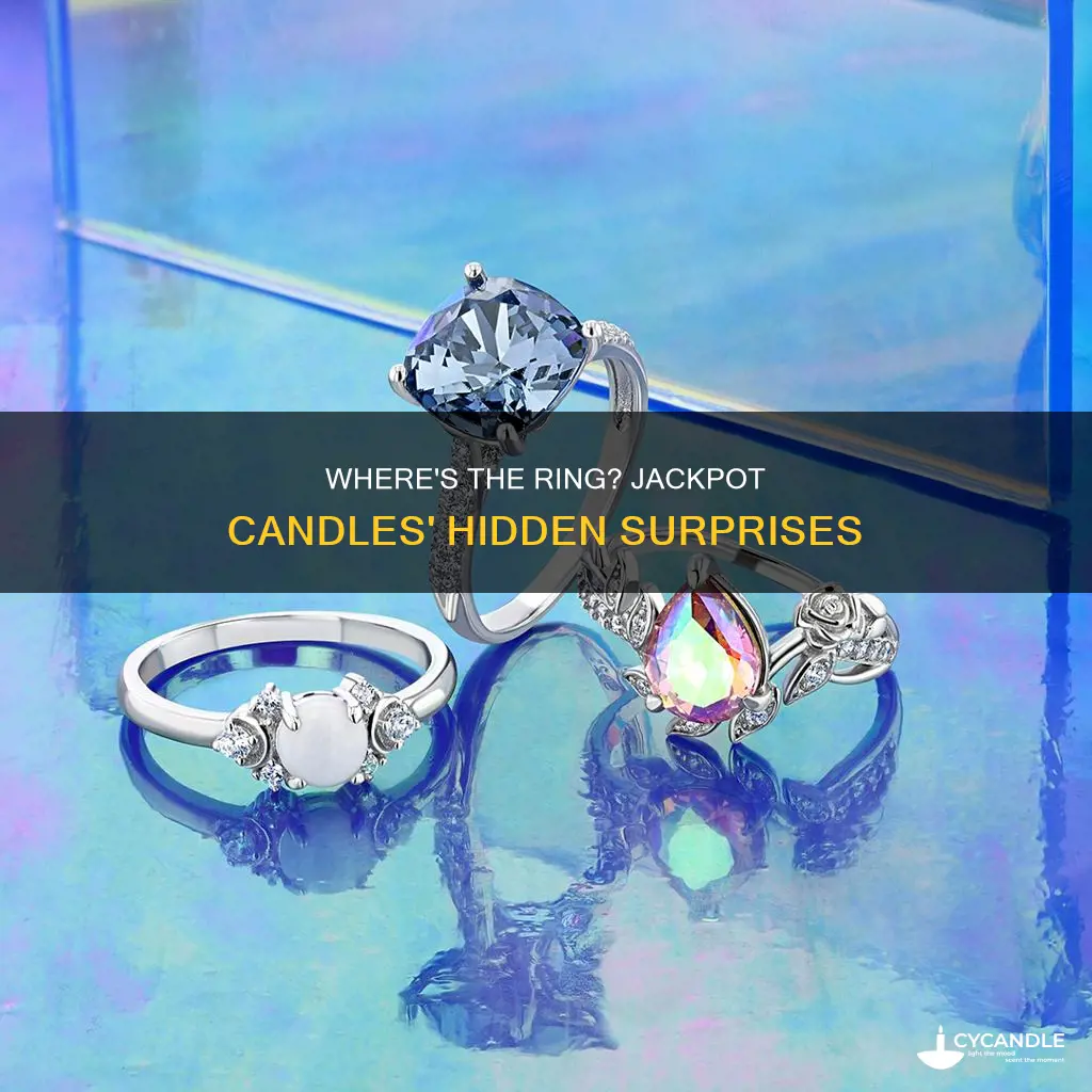 how far down are the rings in jackpot candles