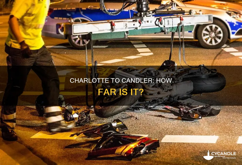 how far from charlotte to candler