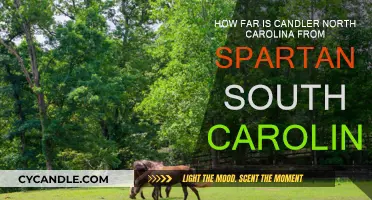 Travel Time: Spartanburg to Candler, NC