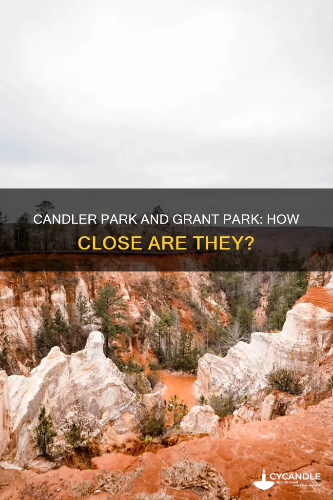 how far is candler park ga from grant park ga