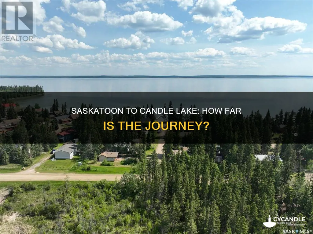 how far is it from saskatoon to candle lake