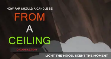 Candle-Ceiling Distance: How Close is Too Close?