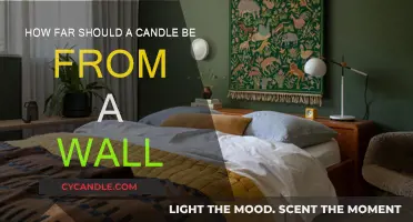Candle Safety: Optimal Distance From Walls