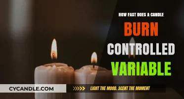 Controlled Candle Burn Rate: Uncovering the Science Behind the Flame