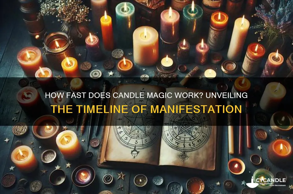 how fast does candle magic work