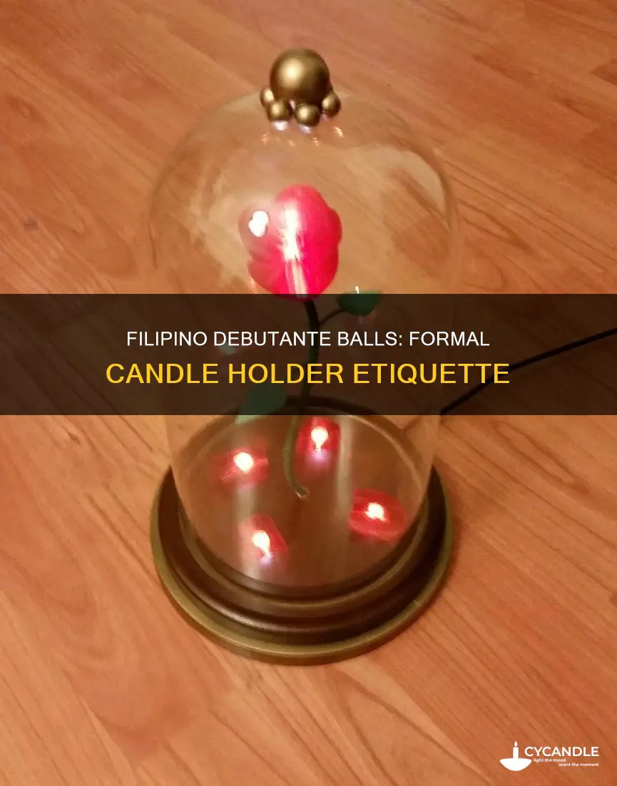 how formal is a filipino debutante ball candle holder