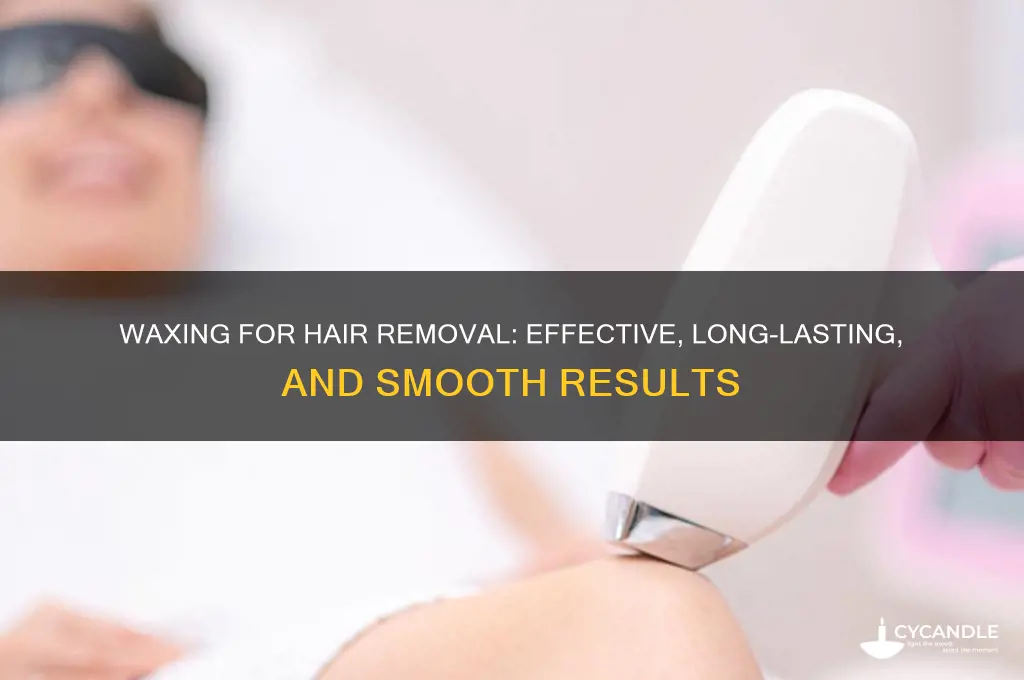 how good is waxing at removing hair