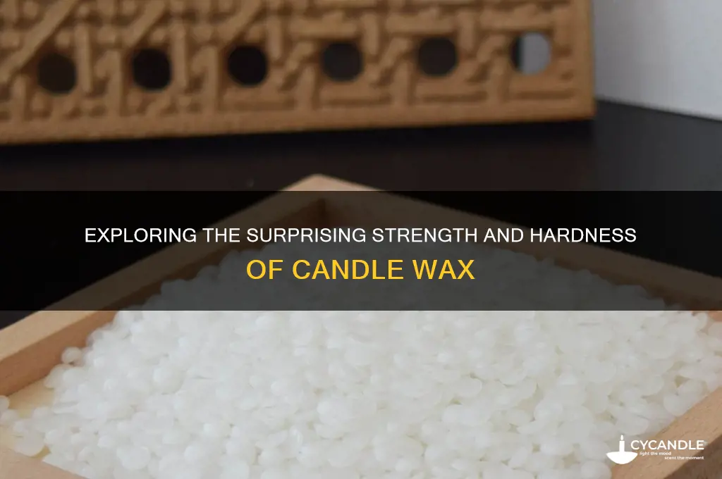 how hard is candle wax