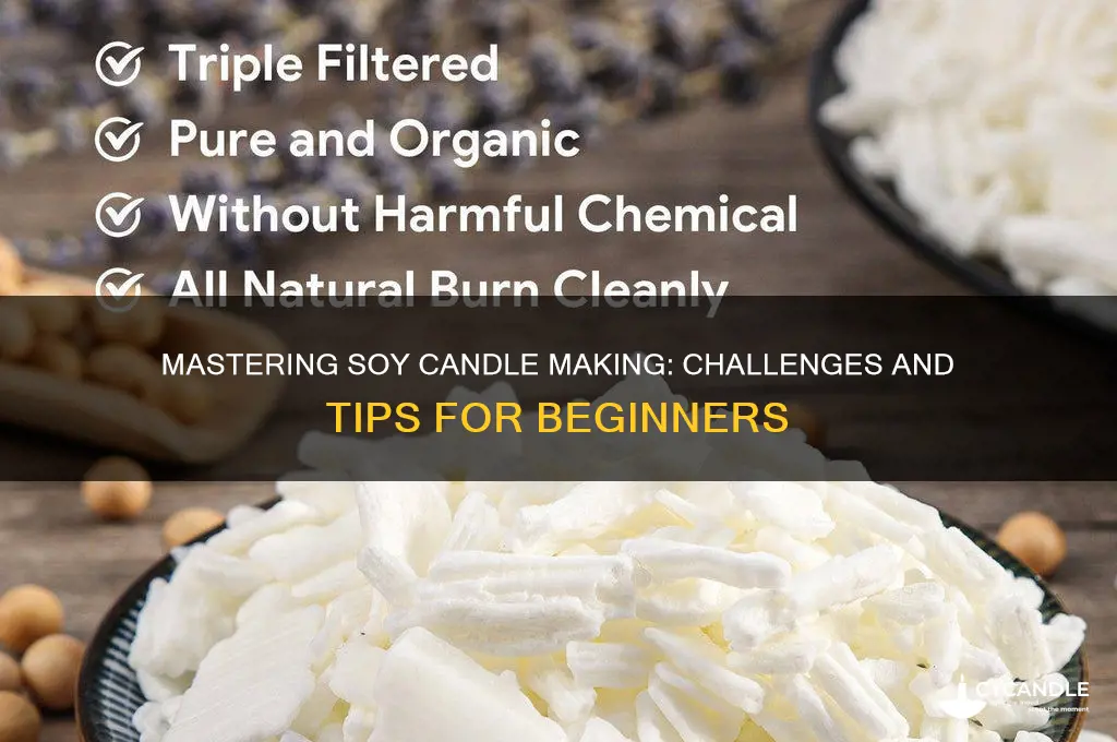 how hard is it to make soy candles