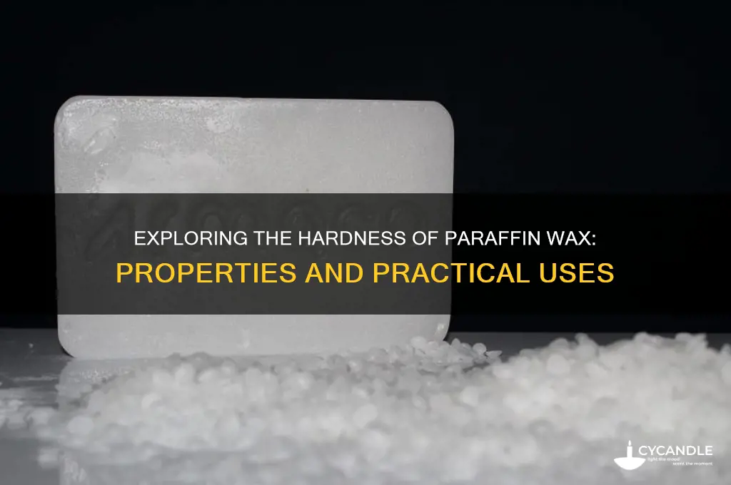 how hard is paraffin wax
