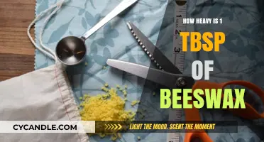 Unveiling the Surprising Weight of 1 Tablespoon of Beeswax