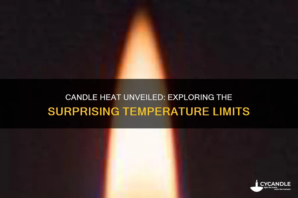 how hot can a candle get