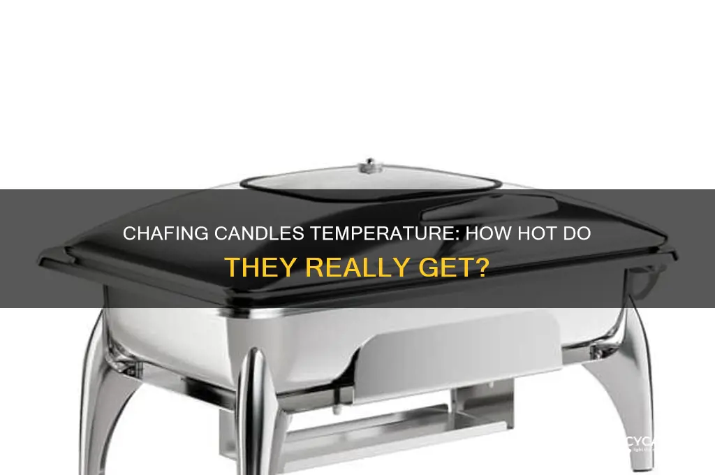 how hot do chafing candles get