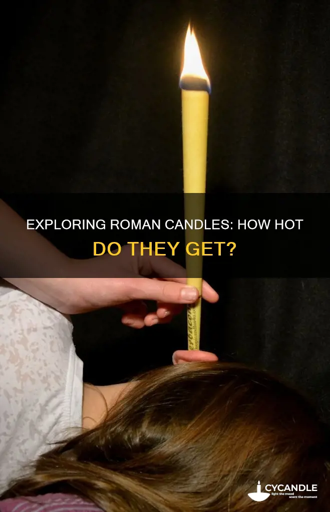 how hot do roman candles need to be